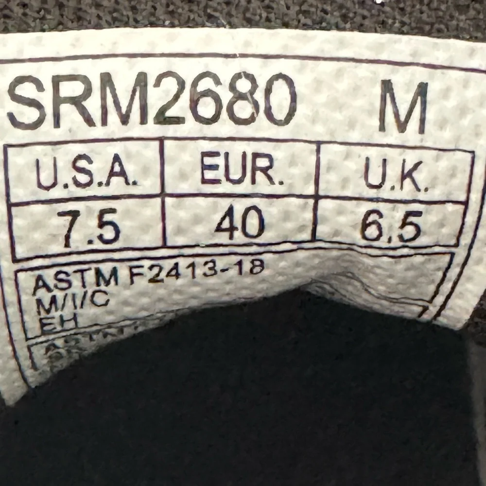 SR MAX Men’s Black Leather Tulsa MaxTRAX Composite Toe Romeo Boots Sz 7.5